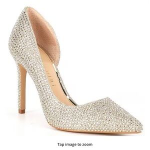 Elegant Gold High Heel Pumps